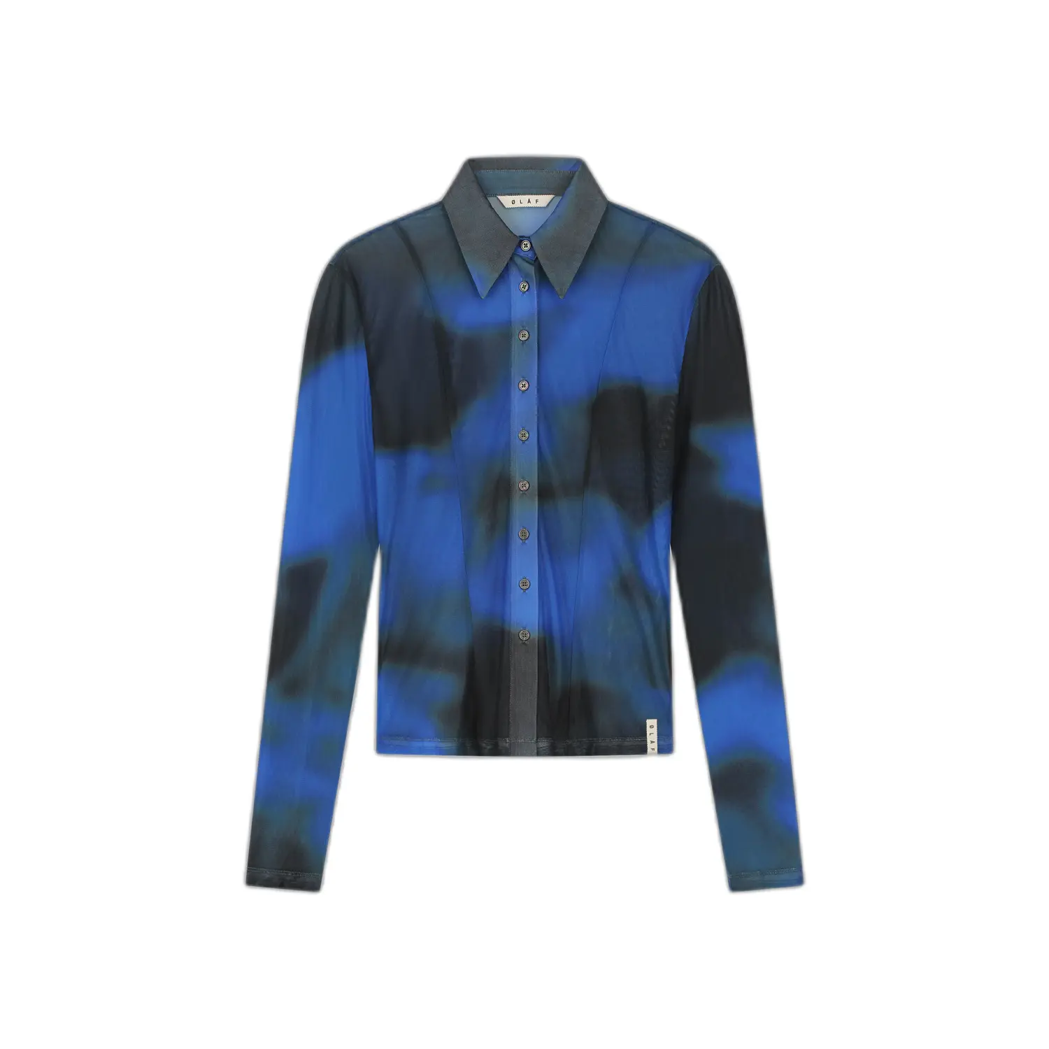 Slim fit damesoverhemd Olaf Hussein Jellyfish
