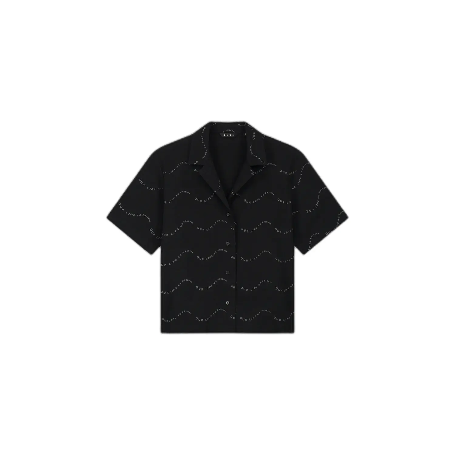 Dameshemd Olaf Hussein Ouvert Collar