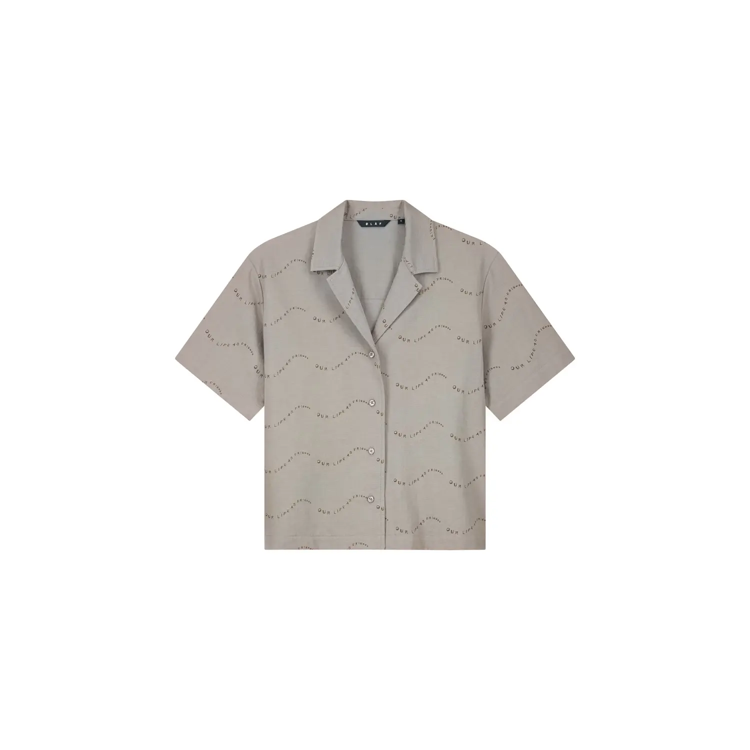 Dameshemd Olaf Hussein Ouvert Collar