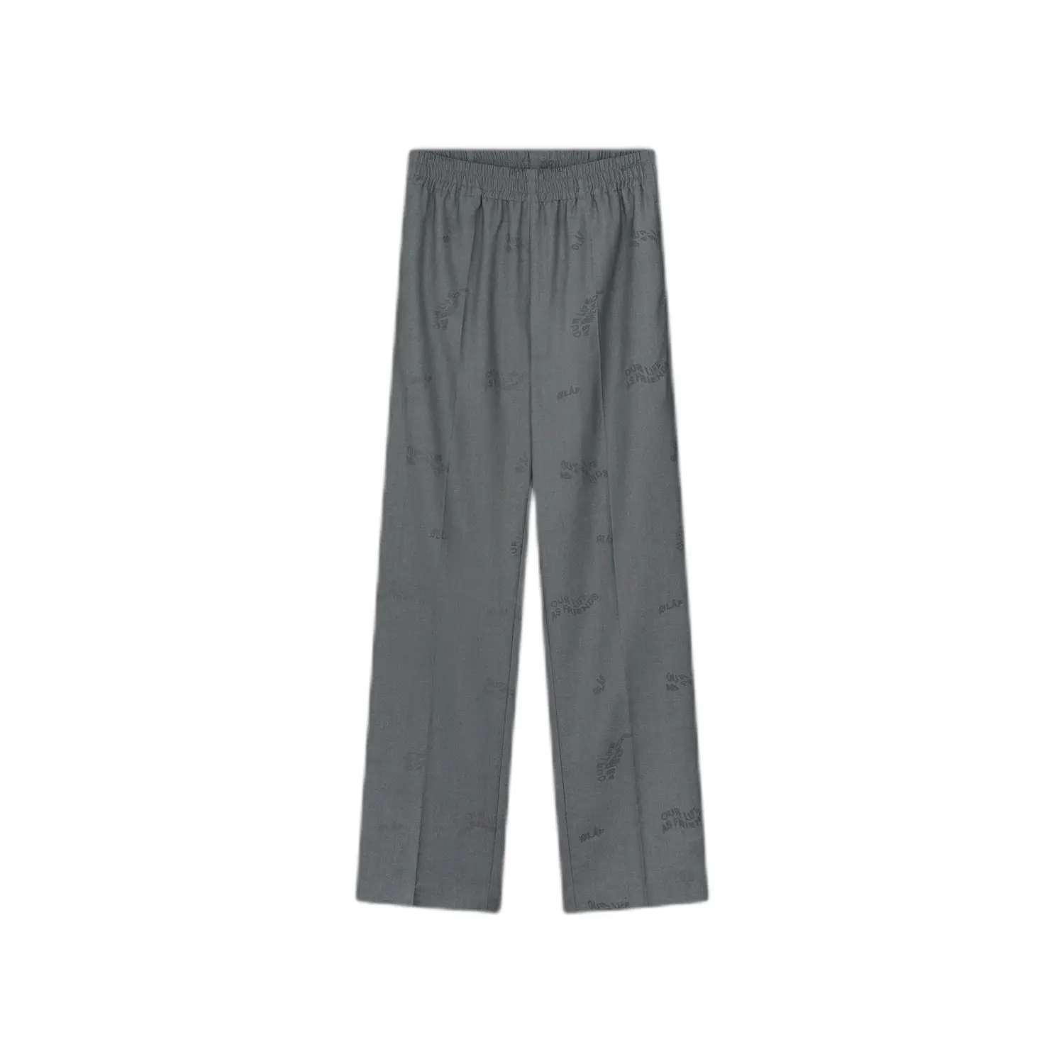 Wavy Elastische Broek Dames Olaf Hussein AOP