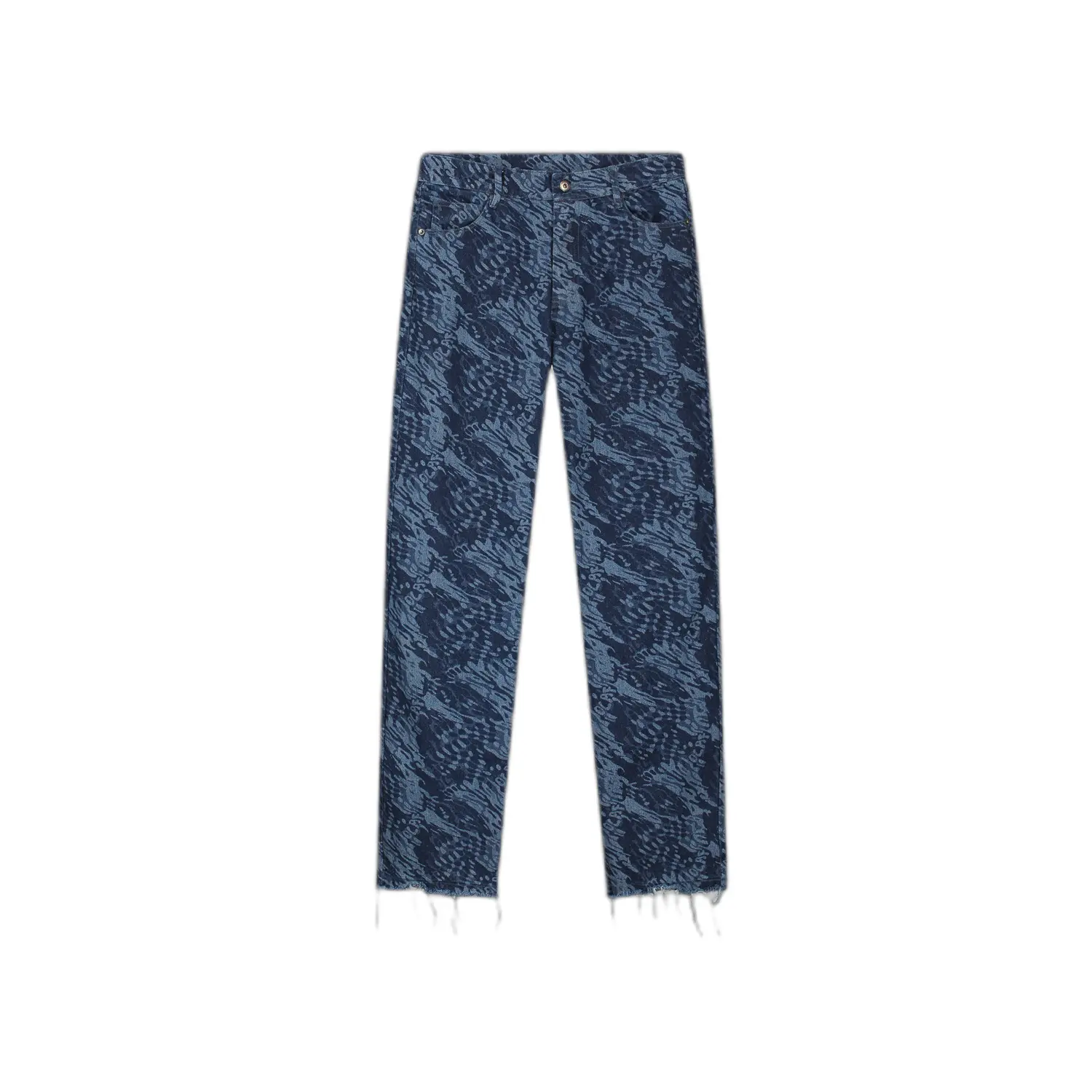 Jeans dritti in denim donna  Water AOP