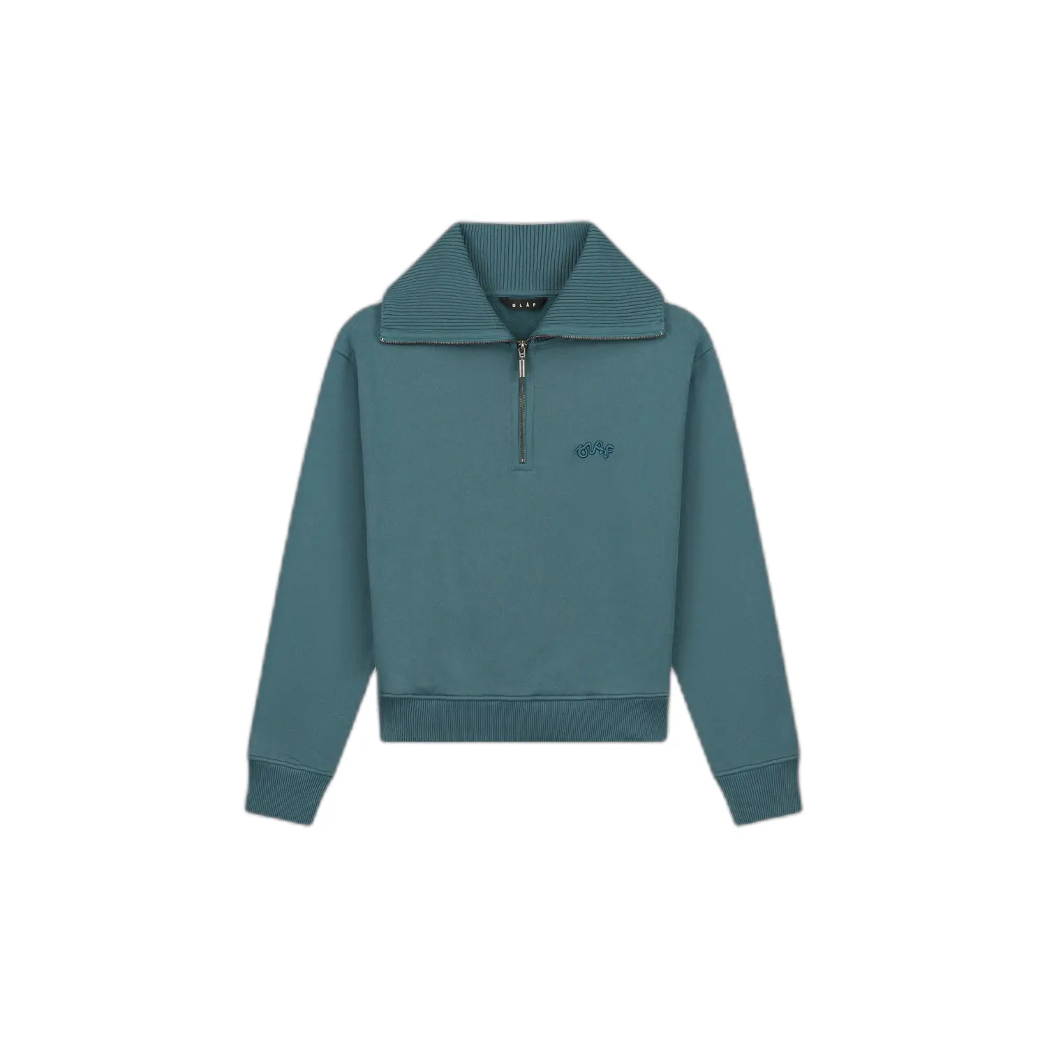 Demi-ritssluiting Hoog Col Sweatshirt Olaf Hussein Signature
