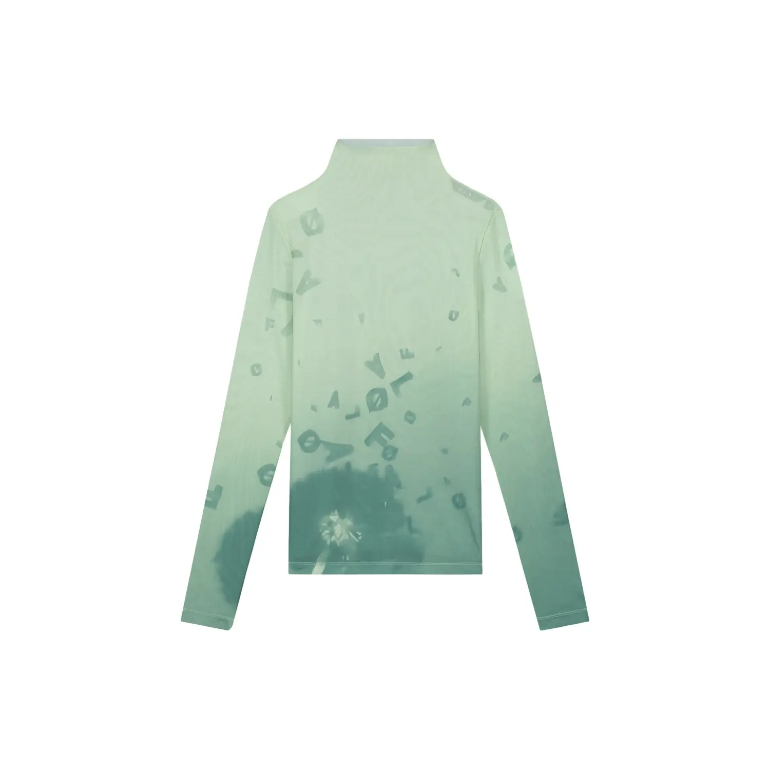 Dames-T-shirt met hoge hals Olaf Hussein Dandelion