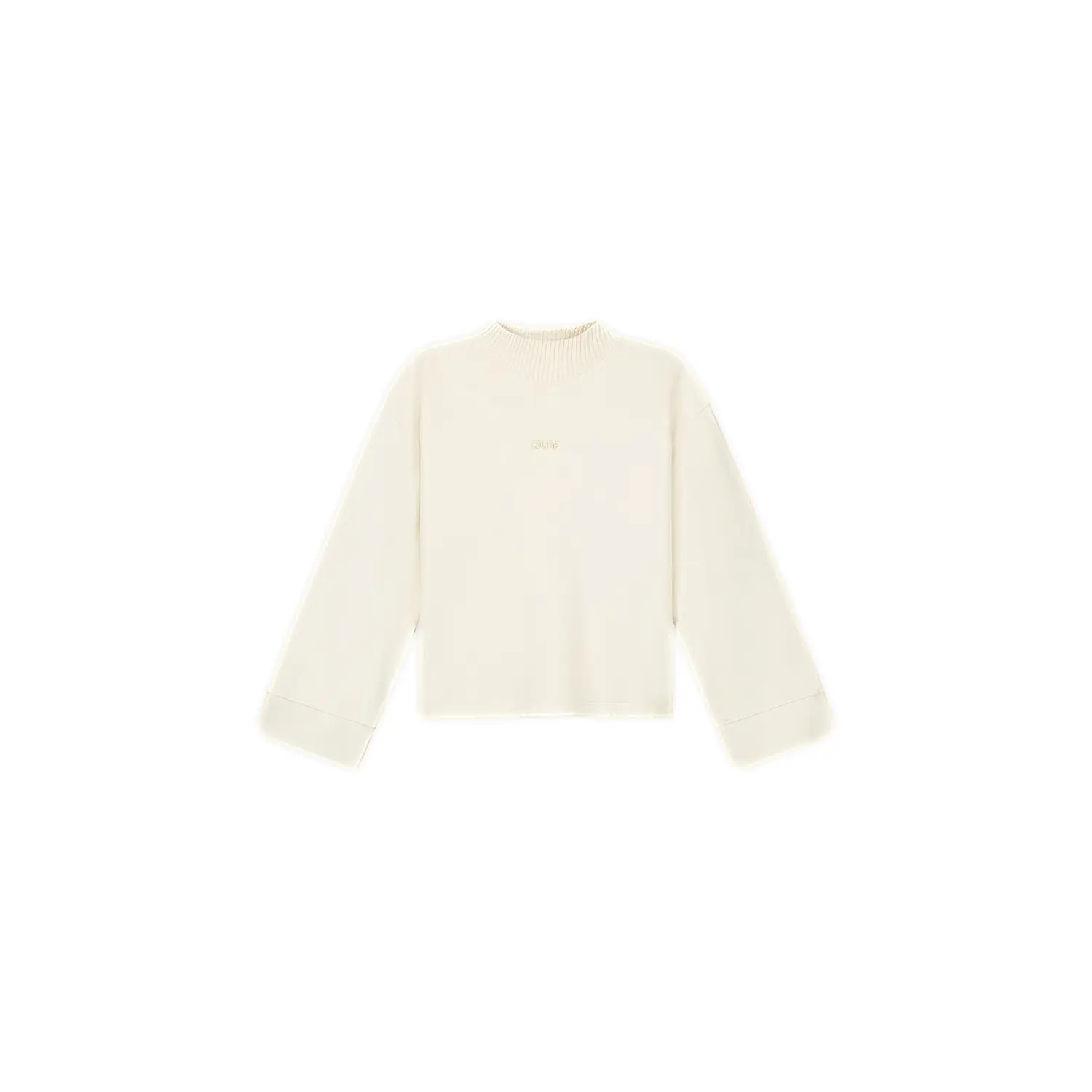 Sweater met opstaande kraag Olaf Hussein Rétro Logo