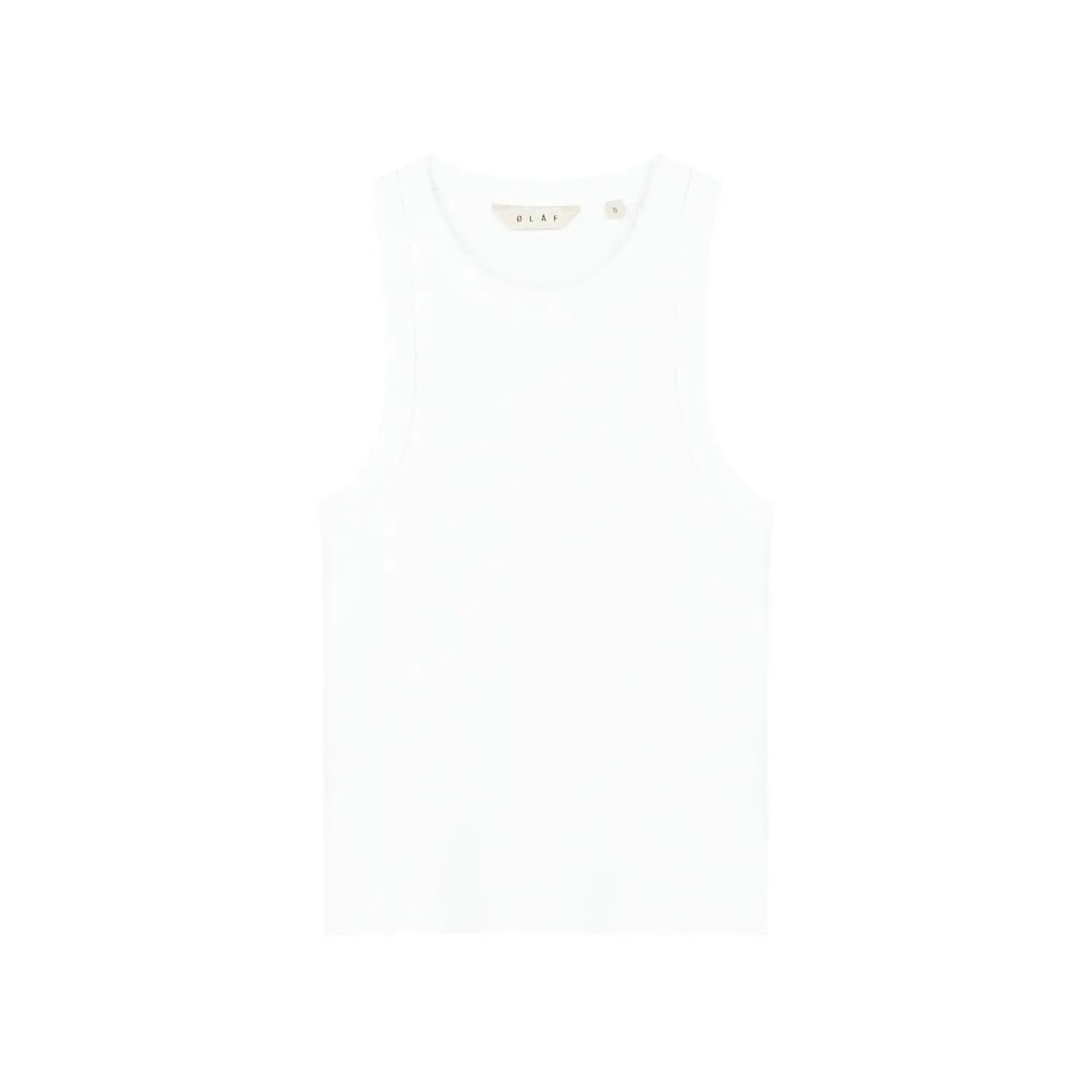 Geribbelde tanktop Olaf Hussein
