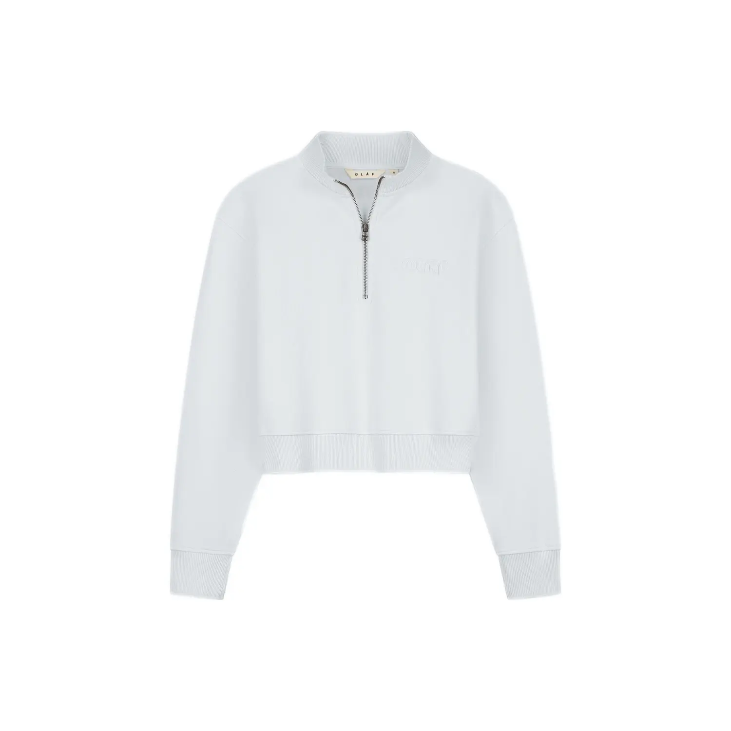 Sweater met halve rits Olaf Hussein