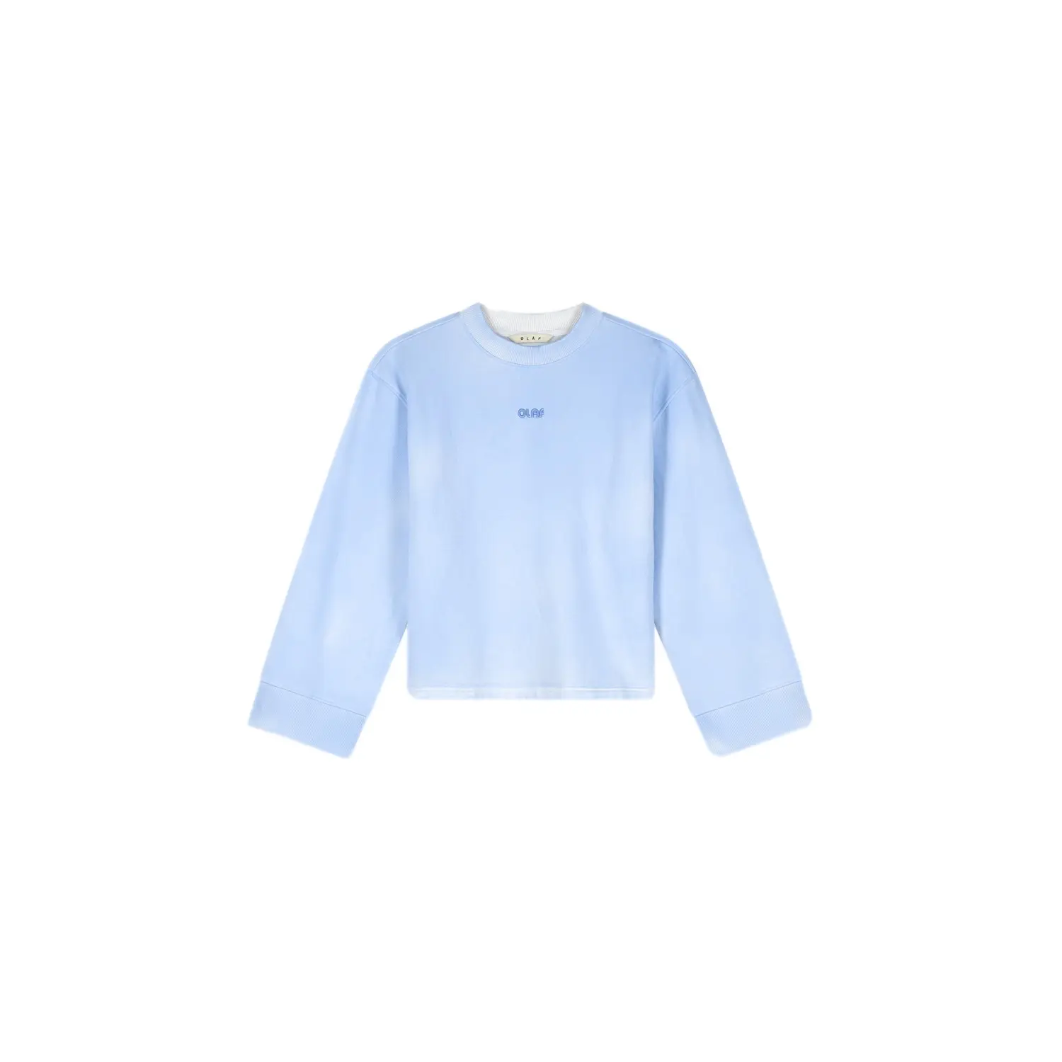 Dames sweatshirt met ronde hals Olaf Hussein Sprayed