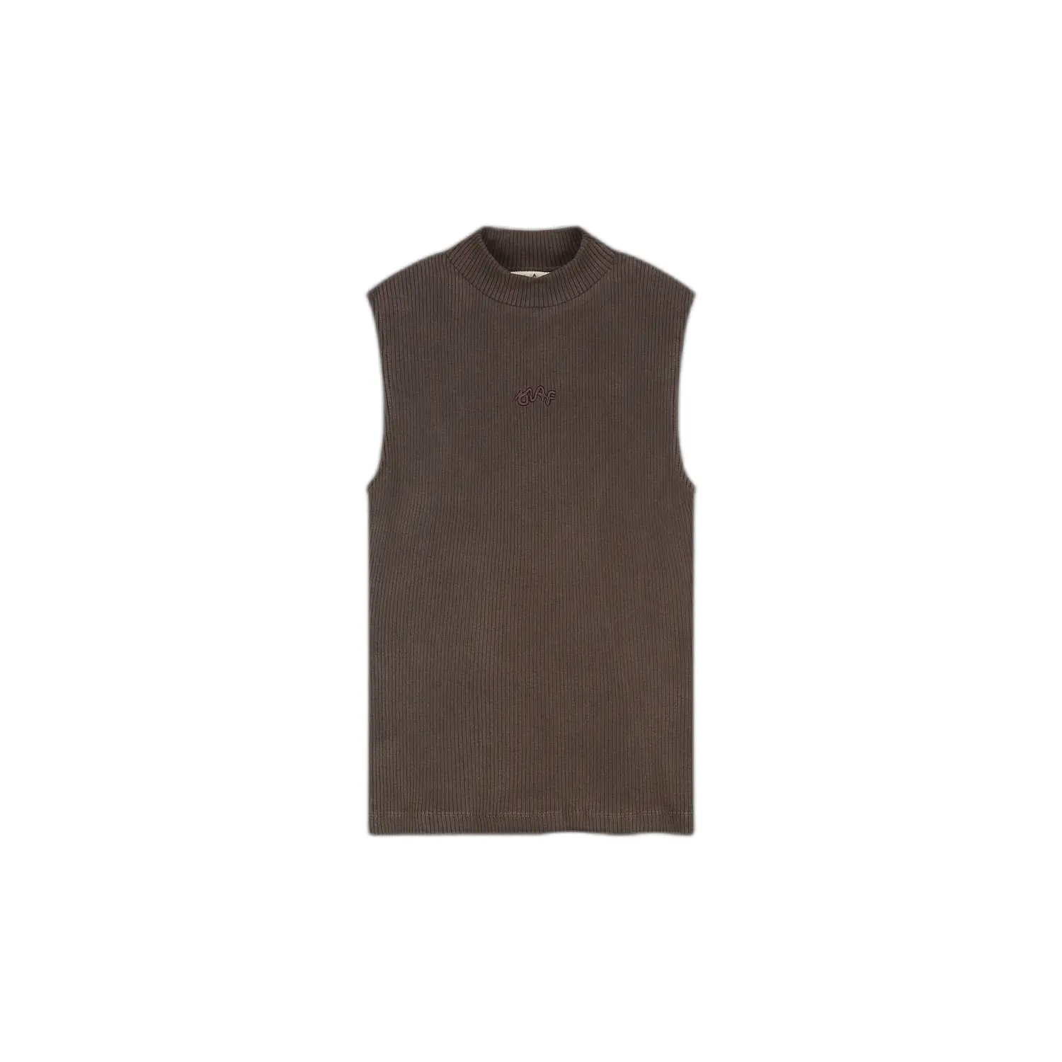T-shirt met hoge kraag Olaf Hussein Signature Logo