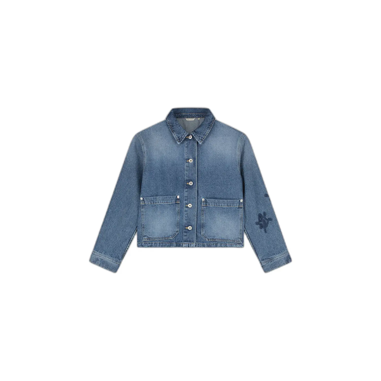 Jeansjacke Olaf Hussein Monogramme