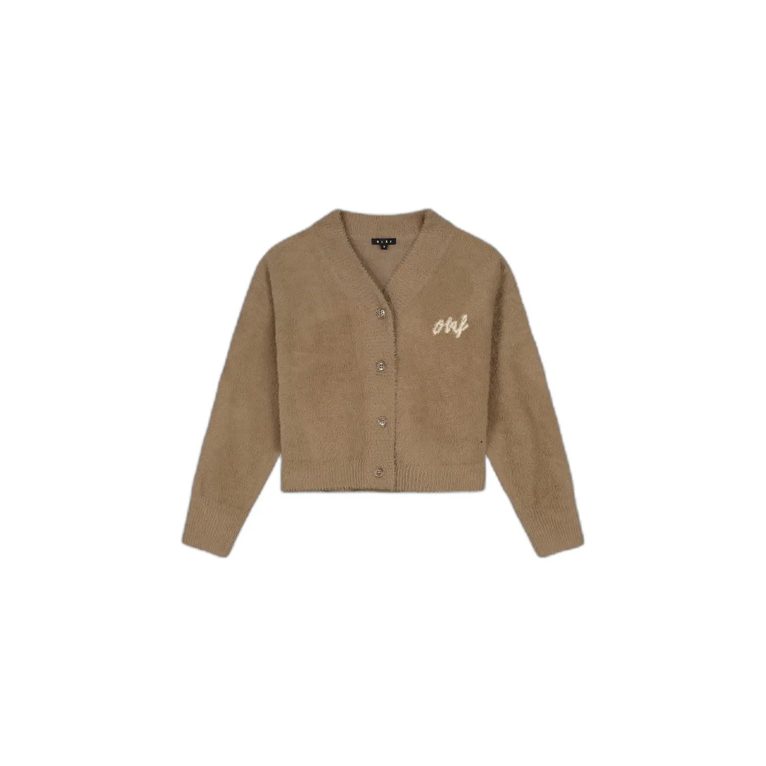 Damesvest Olaf Hussein Fluffy Script Logo
