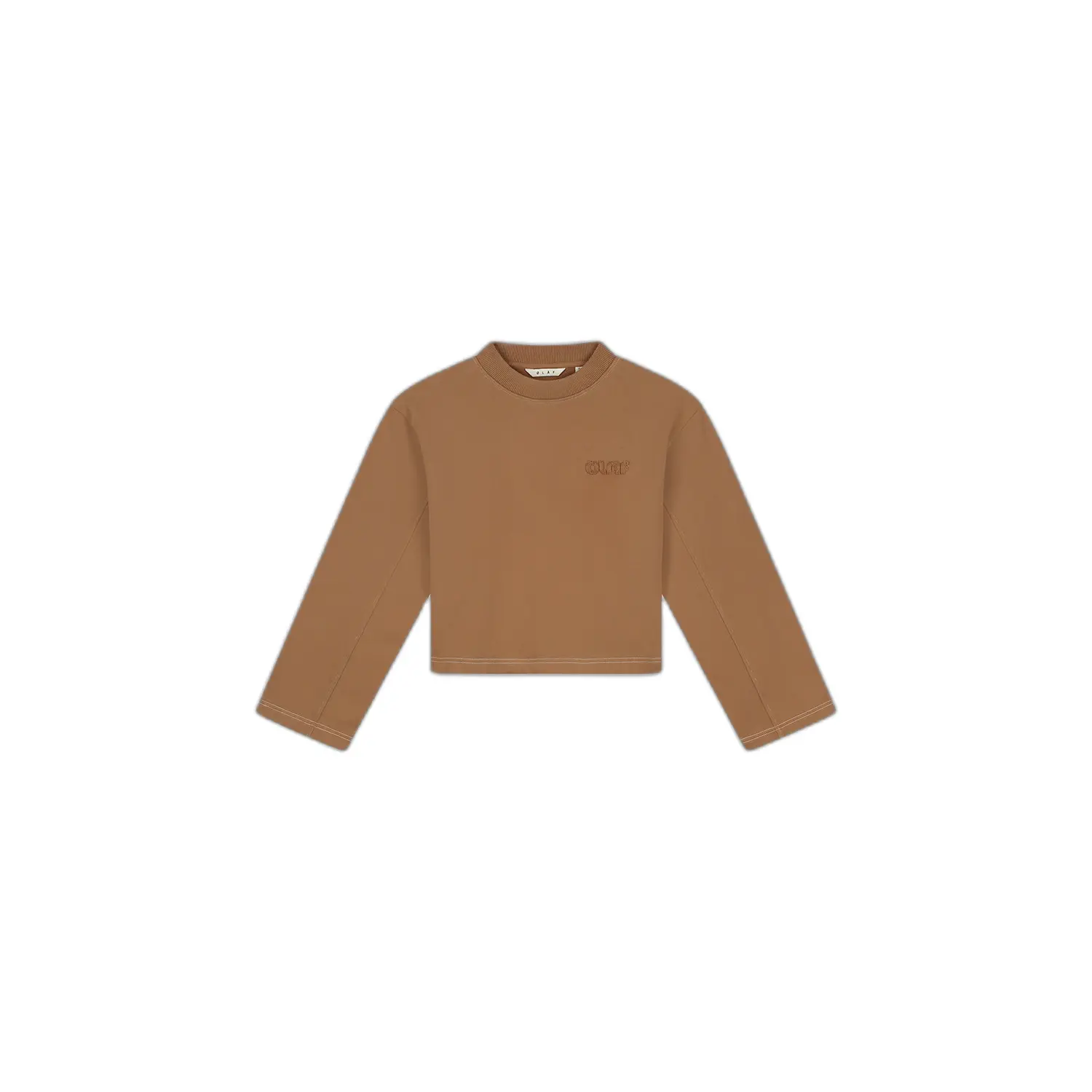 Sweater met ronde hals Olaf Hussein Contrasté Rétro Logo
