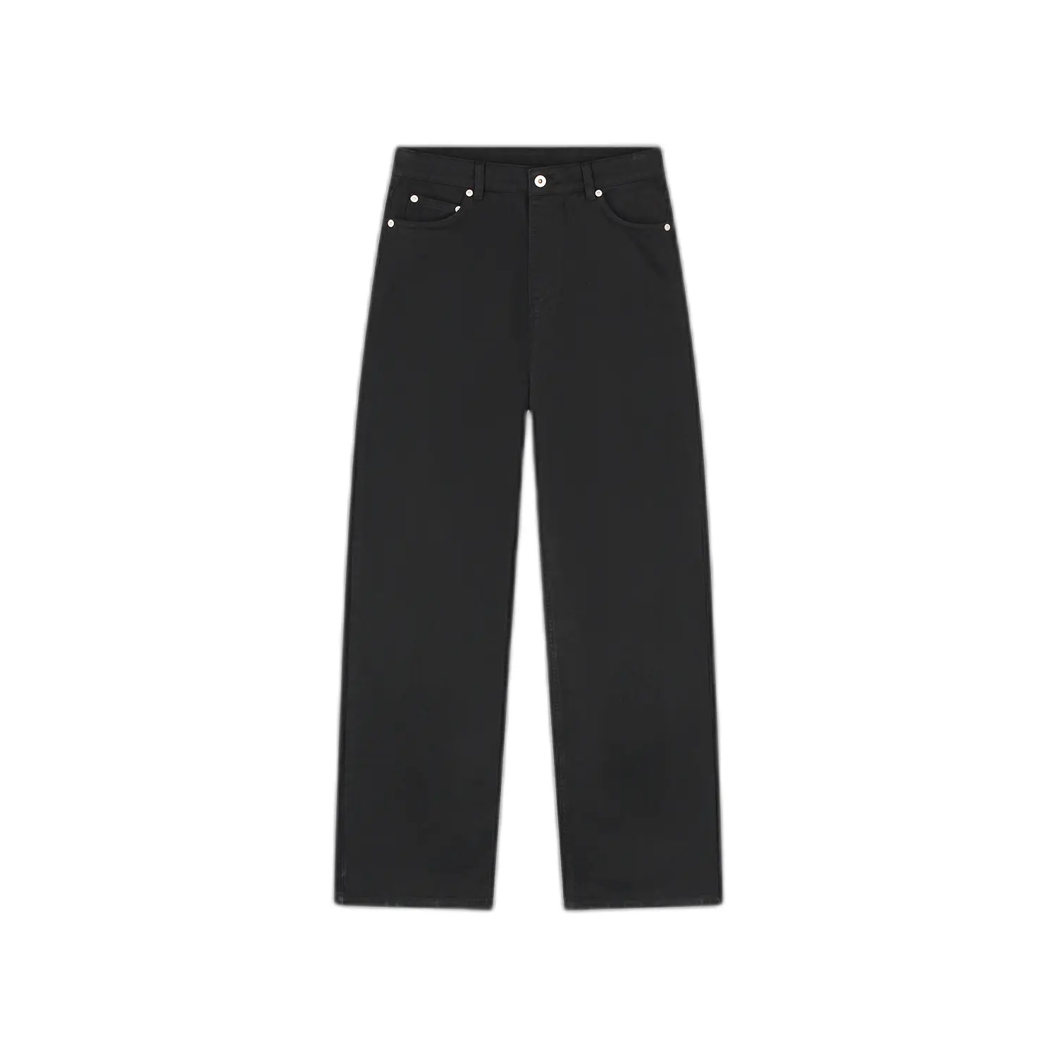 Jeans Straight geborsteld in denim twill Olaf Hussein