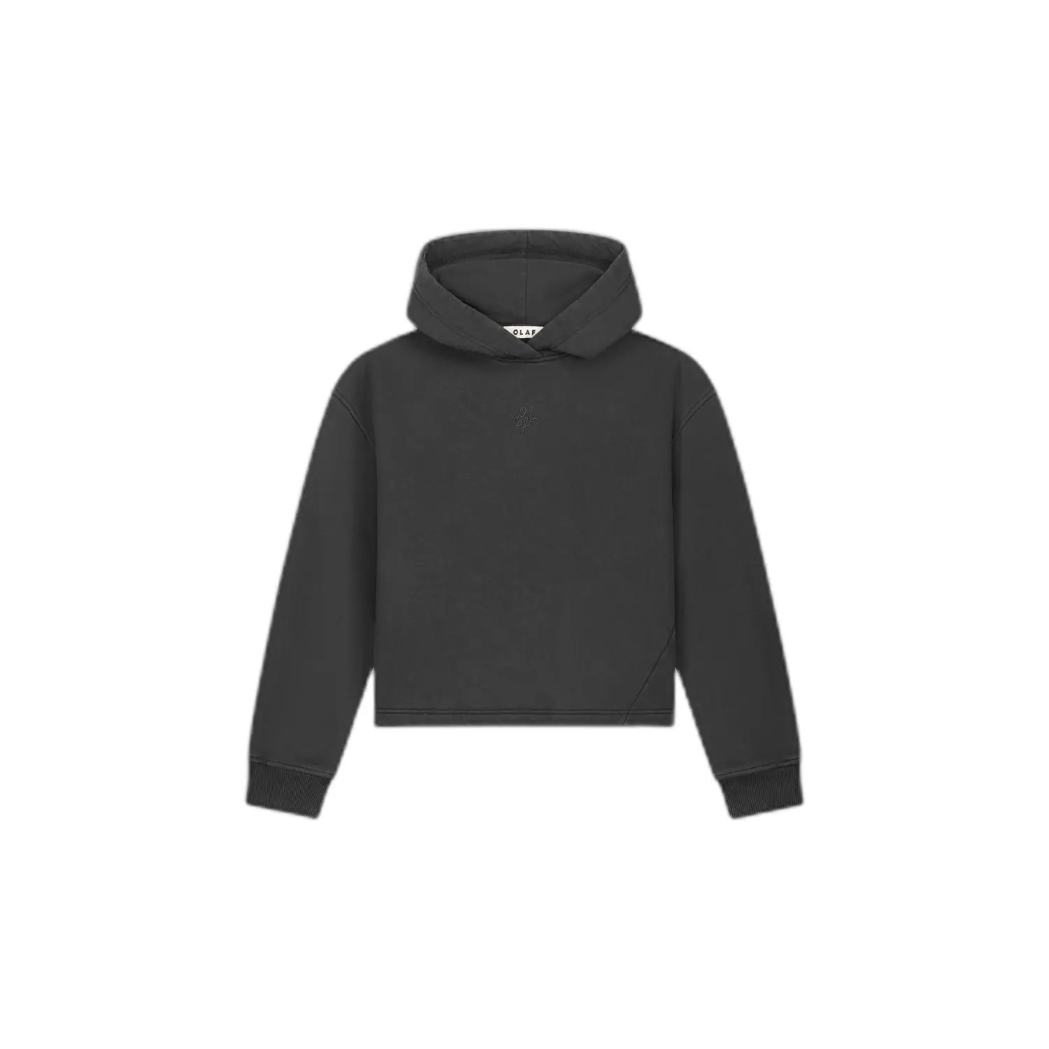 Verbleekt hoodie Olaf Hussein Monogramme