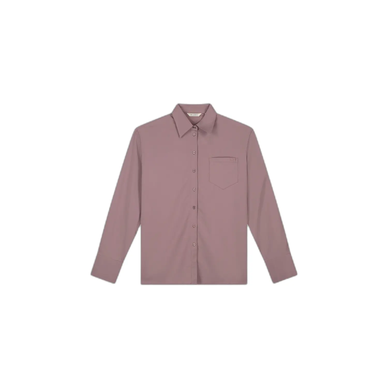 Vrouwelijke asymmetrische fluid blouse Olaf Hussein