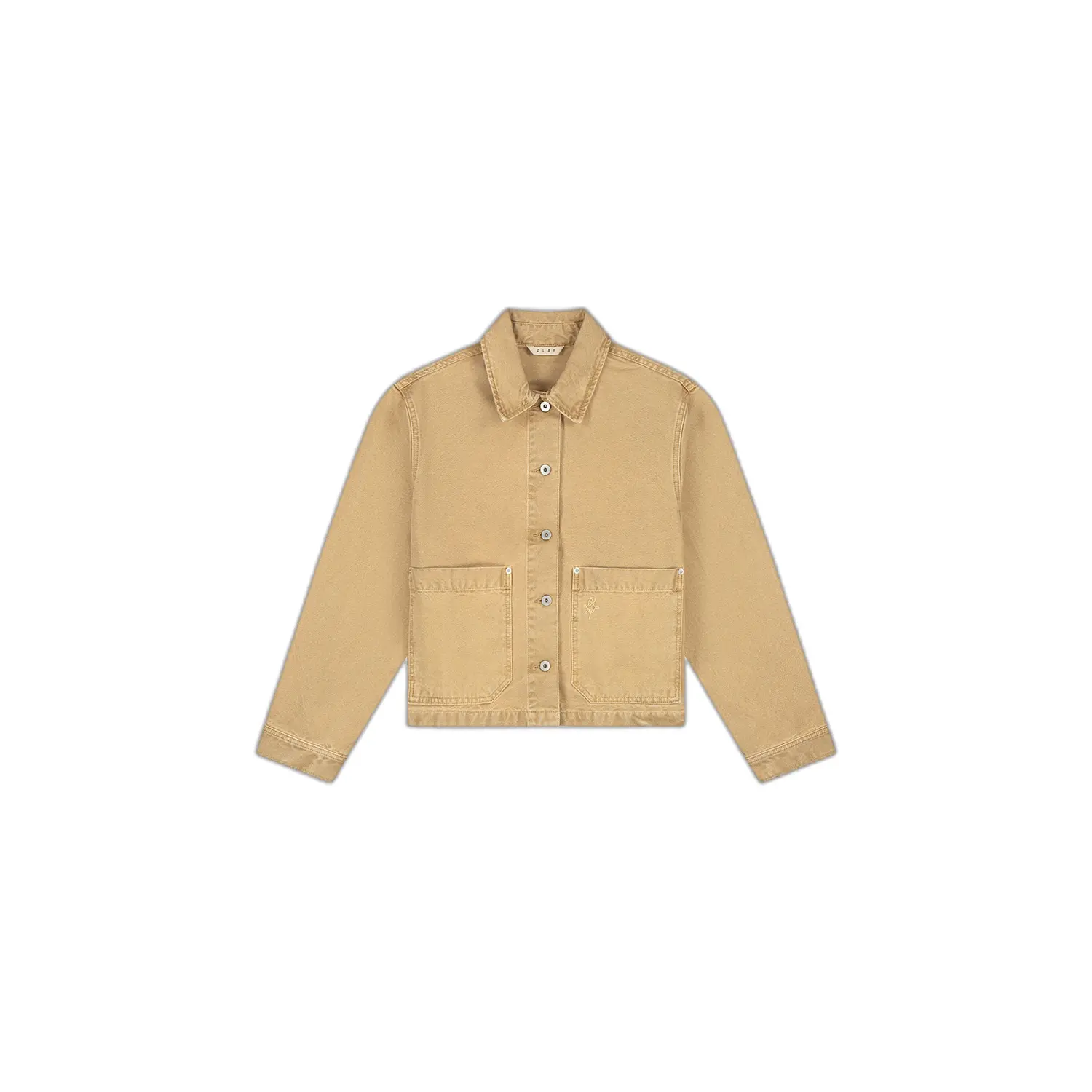 Veste van gewassen katoen Olaf Hussein Monogramme