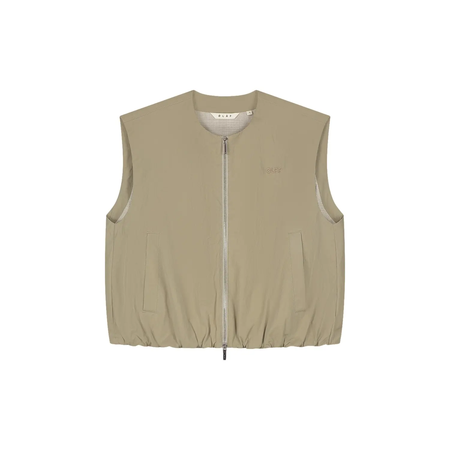 Gilet met rits Olaf Hussein