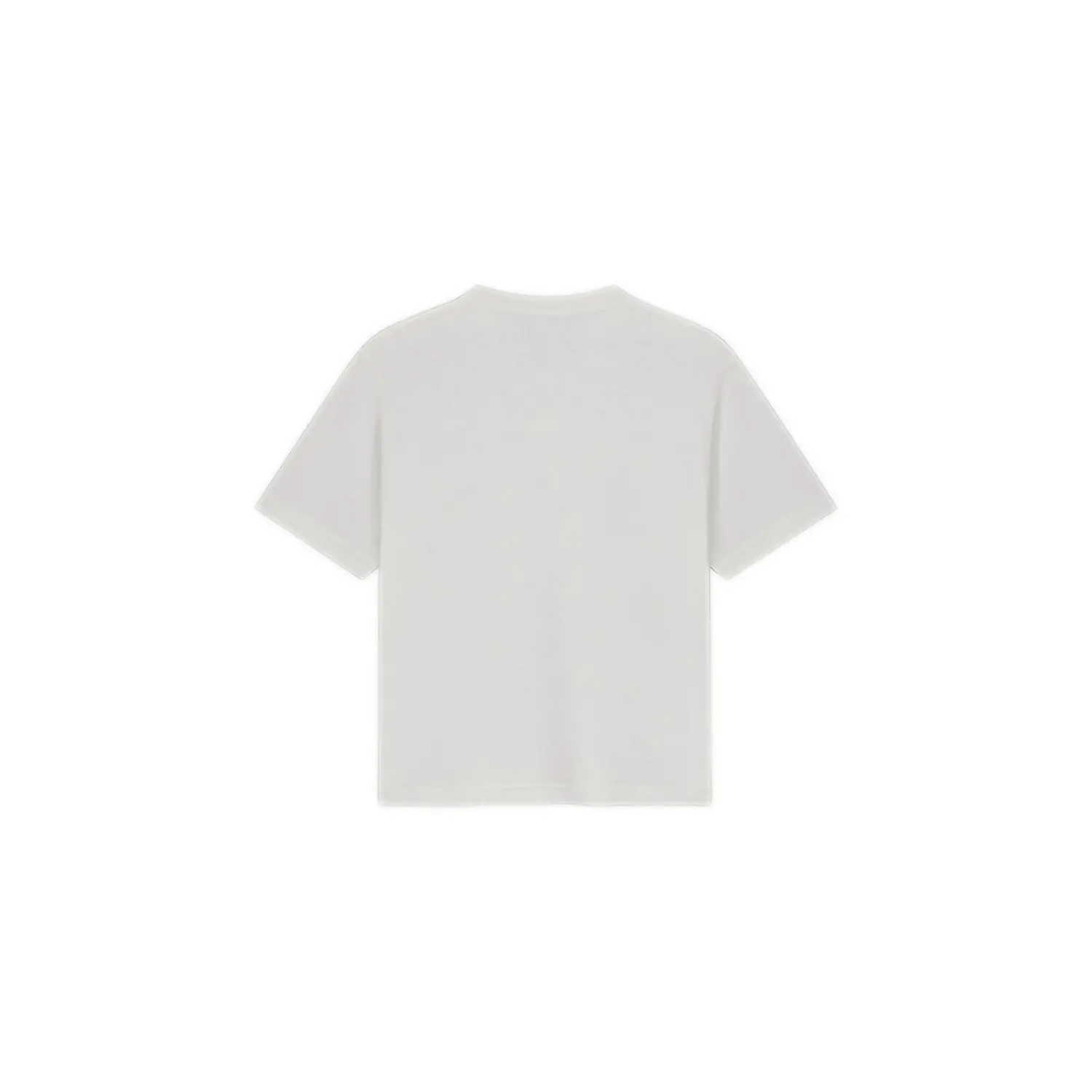 Boxy Linnen T-shirt Olaf Hussein Rétro Logo