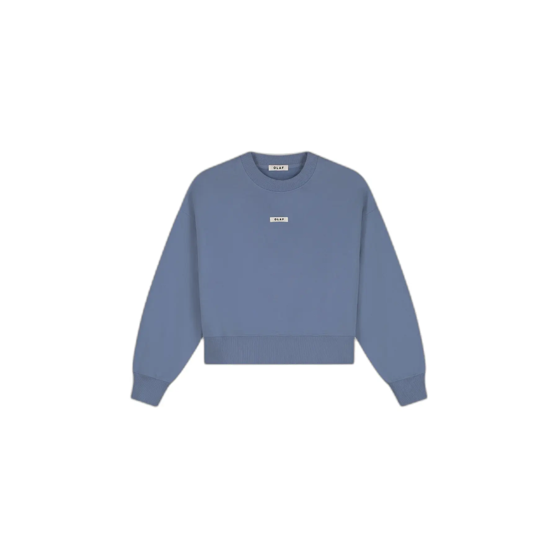 Boxy Sweatshirt Ronde Hals Olaf Hussein