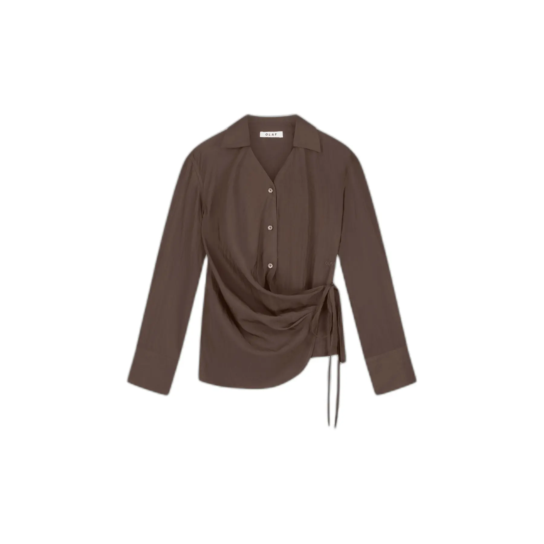 Asymmetrische blouse Olaf Hussein