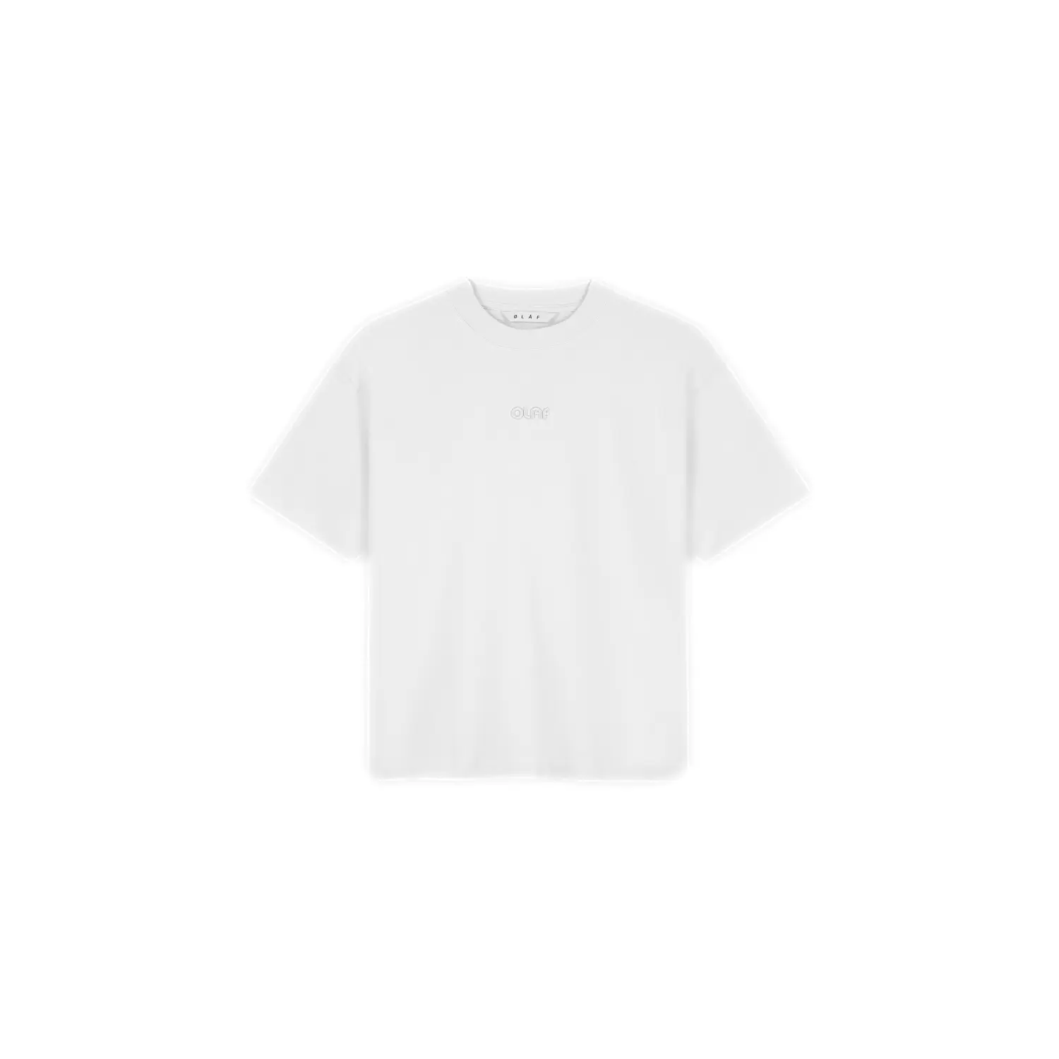 Boxy t-shirt voor dames Olaf Hussein Rétro Logo
