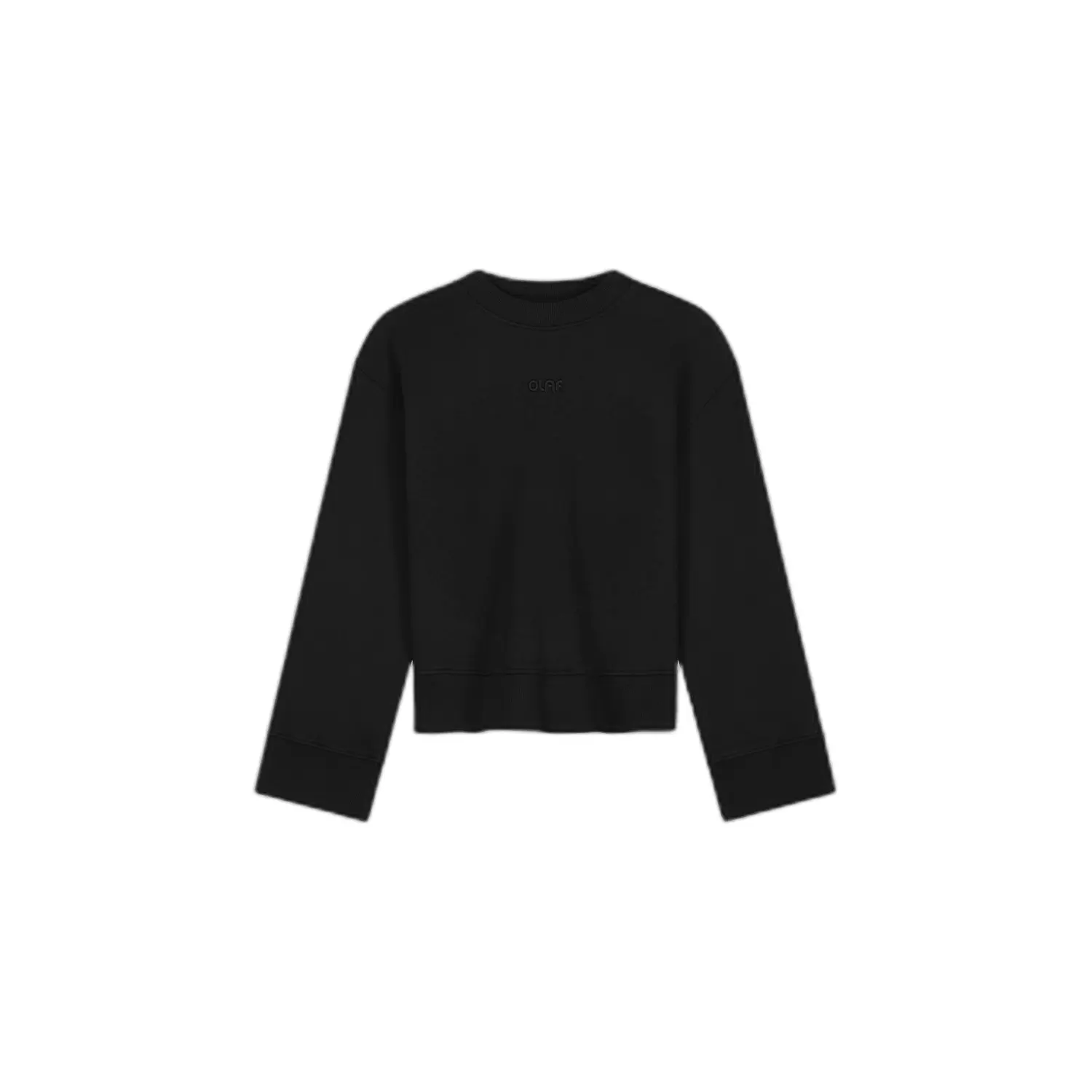 Sweatshirt mit Rundhalsausschnitt, Damen Olaf Hussein Rétro Logo