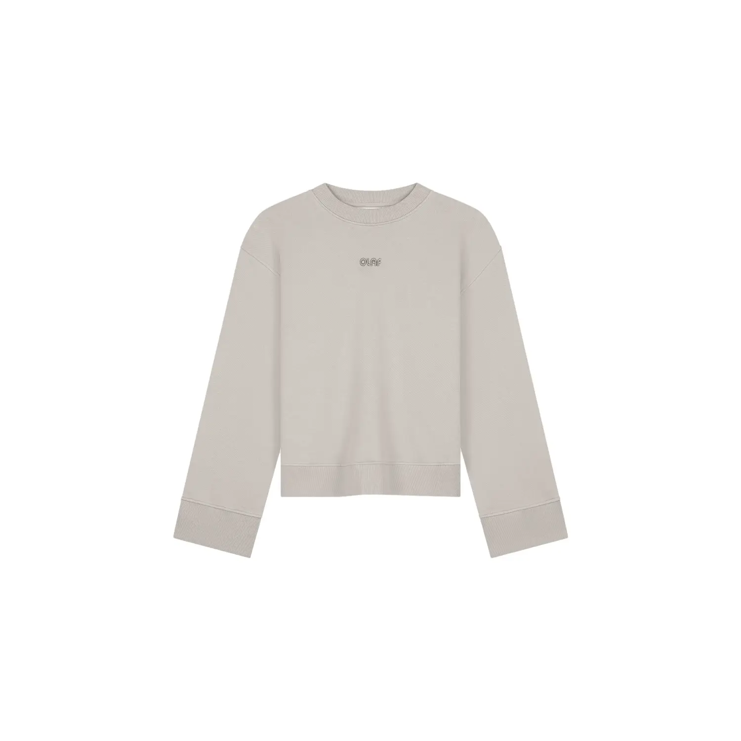 Sweatshirt mit Rundhalsausschnitt, Damen Olaf Hussein Rétro Logo