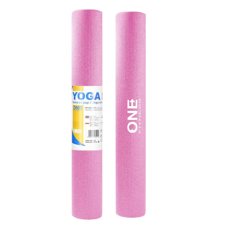 One Fitness Rosa Yogamatte Ym01