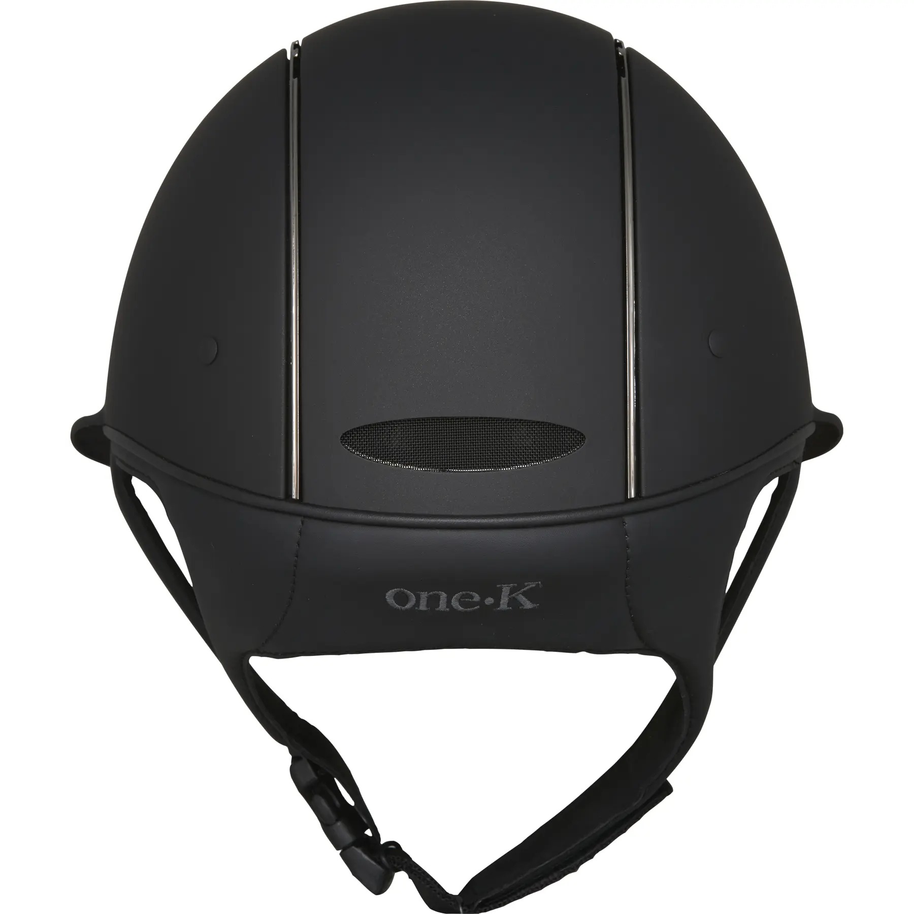 Matte chrome riding helmet OneK