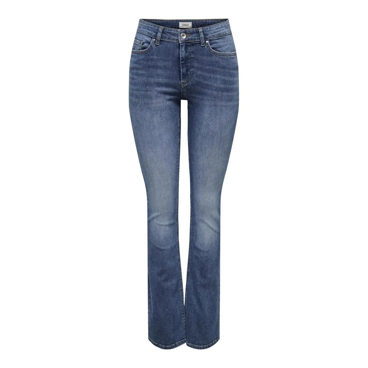 Only - Onlblush Mid Flared Dnm Tai305 Noos Medium Blue Denim - Gr. - 30 - Bild 2