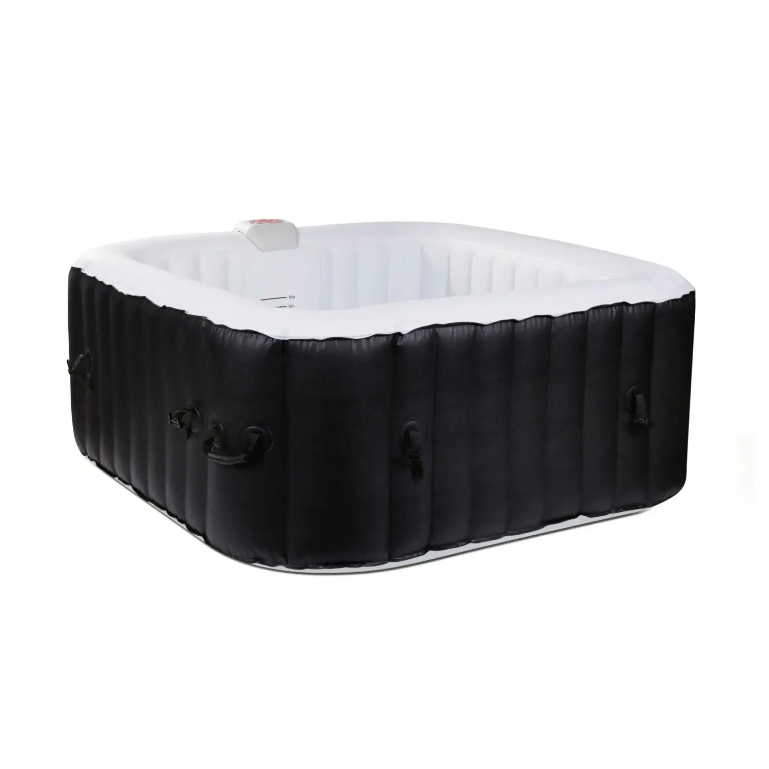 Inflatable Spa Sunspa Vierkant Zwart 4 personen (155 x 155 x 65 cm)