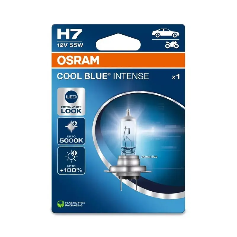 Glühbirne Osram Cool Blue Intense H7