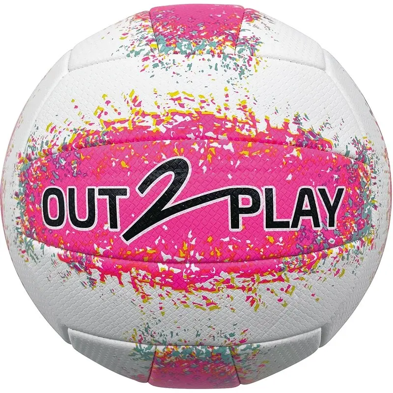 Out2play Ballon De Volleyball Enfant Rose Taille 5 Enfants