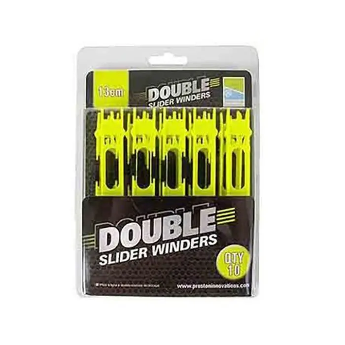 Zweipolige Aufwickler Preston Winders 13cm jaune (x10)