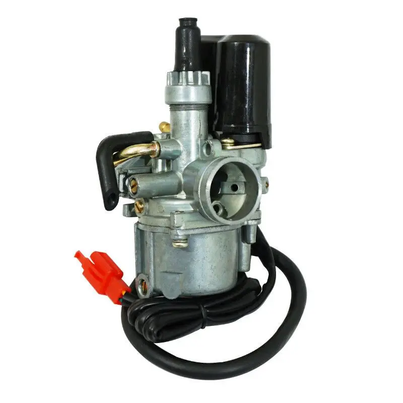 Carburatore diritto con starter elettrico e O-ring di aspirazione P2R Peugeot 50 Tkr, Speedfight 1 Et 2, Buxy, Elyseo, Trekker