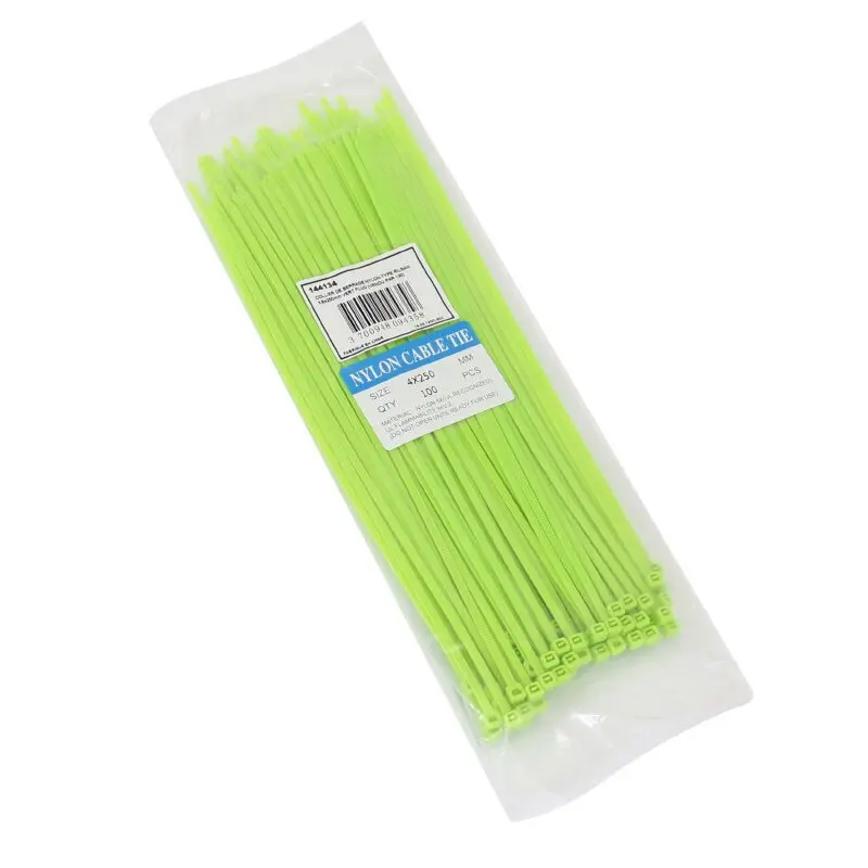 Set mit 100 Nylon-Kabelbindern P2R Rilsan 3,6x250 mm