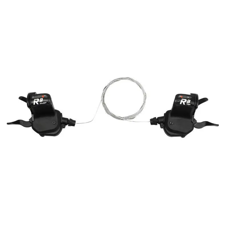 Paar Rennrad-Schalthebel für Dreifach-Flachbügel P2R Push-Pull Shimano