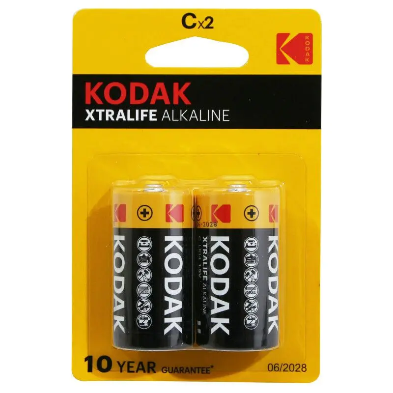 Lot de 2 piles alcaline P2R LR14 Xtralife