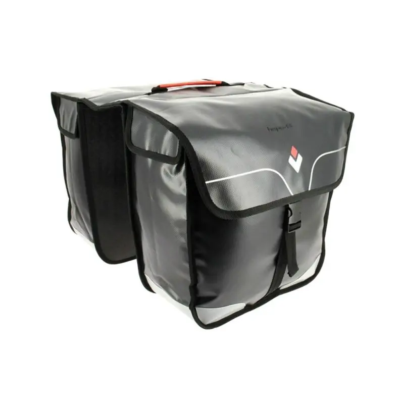 Fahrradtasche hinten doppelt starr waterproof Klettverschluss am Gepäckträger P2R Hapo-G