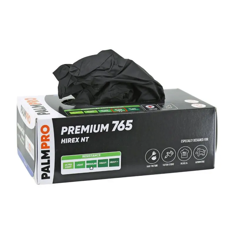 Packung mit 100 Nitril-Werkstatthandschuhen P2R T9