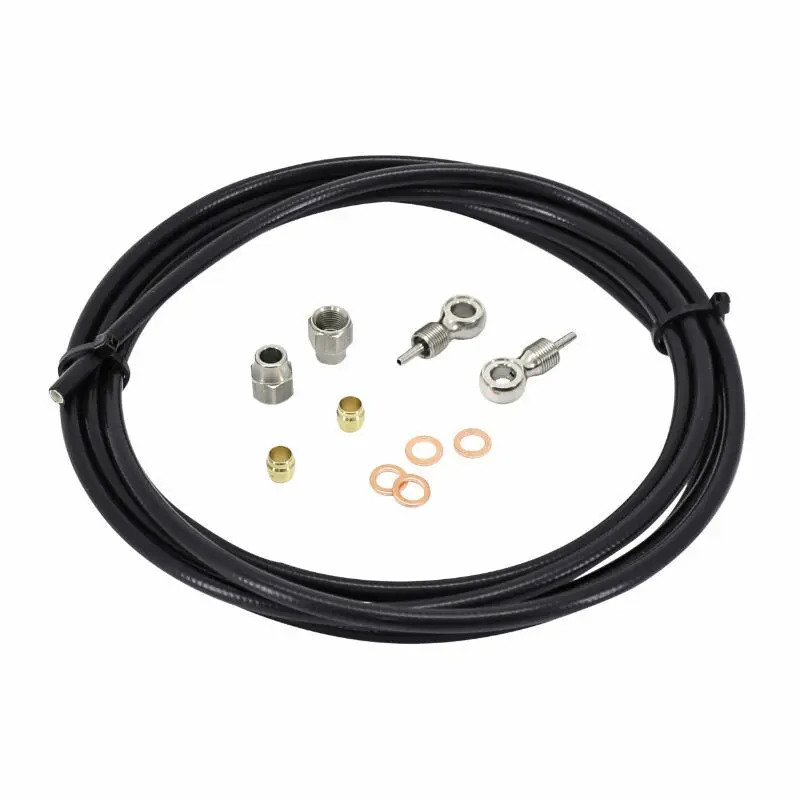 Scheibenbremsschlauch (kompletter Satz mit Befestigungen) universal für Hydraulikhülle P2R Shimano