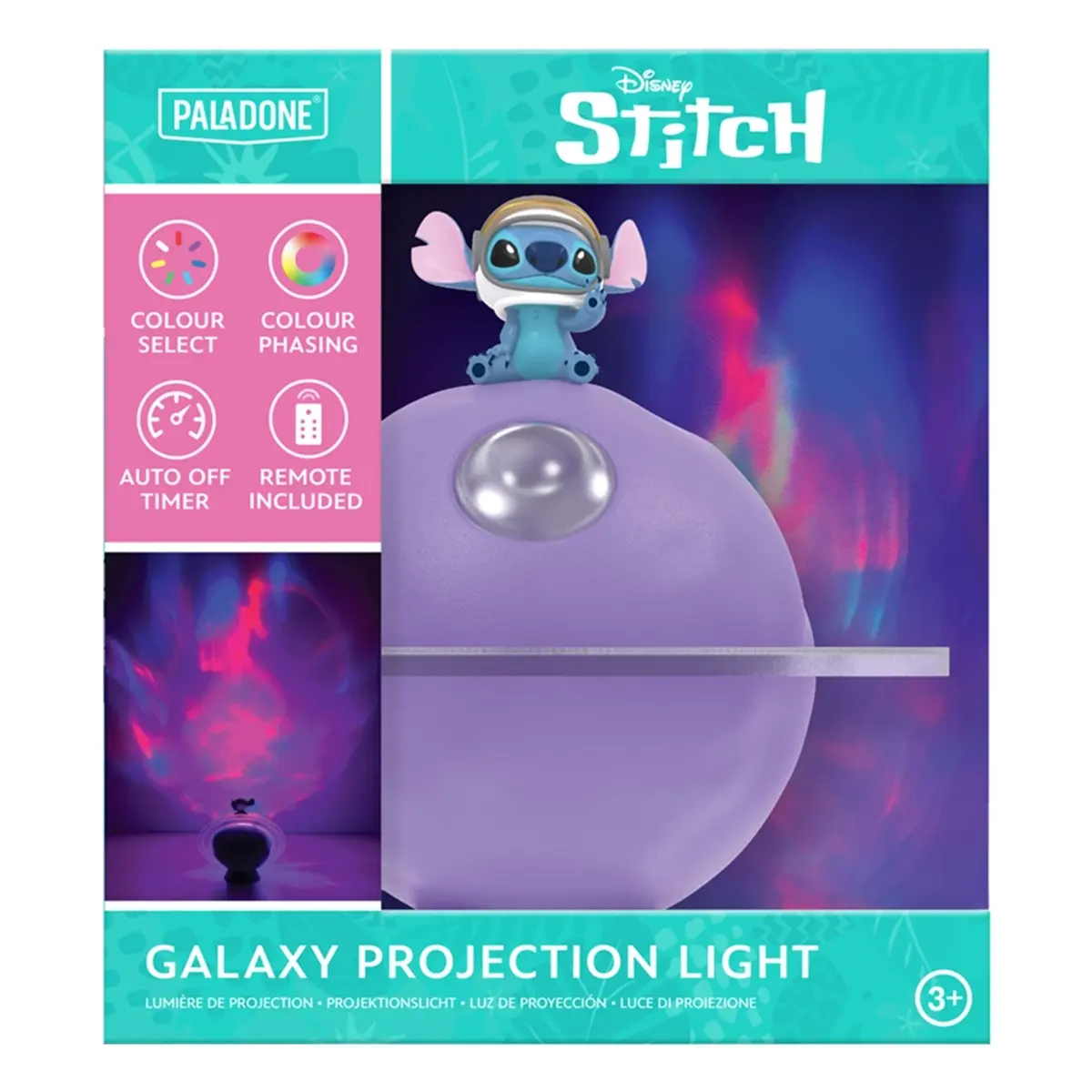 Projecteur lumineux galaxy Paladone Lilo & Stitch