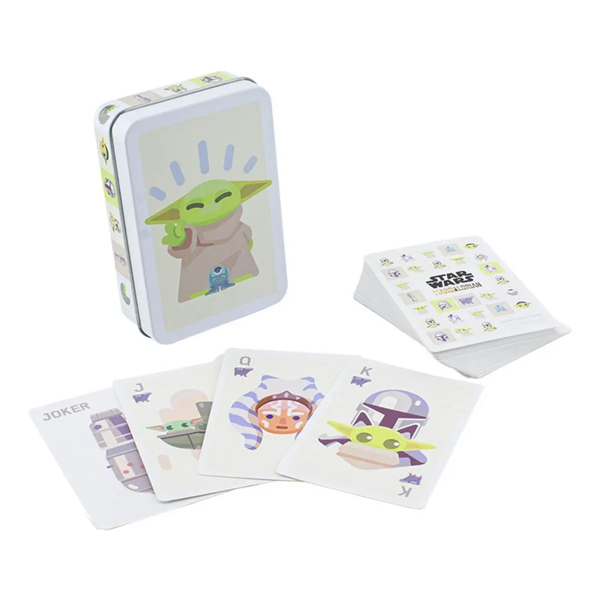 Paladone Blanc Jeux De Carte Enfant Disney Grogu