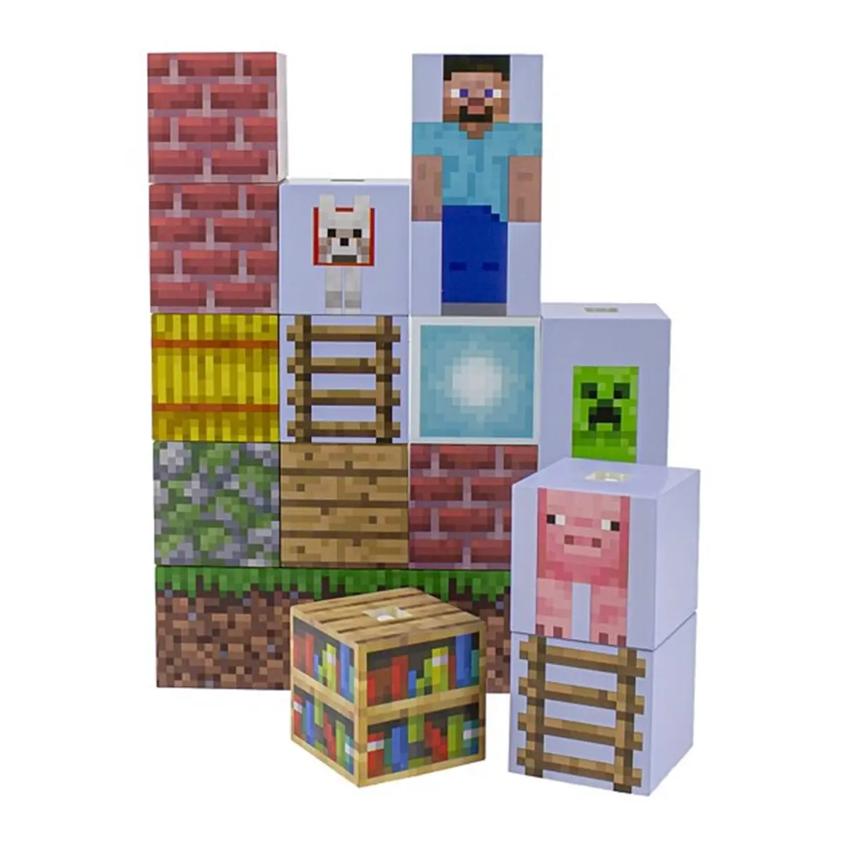 In elkaar te zetten bloklamp Paladone Minecraft