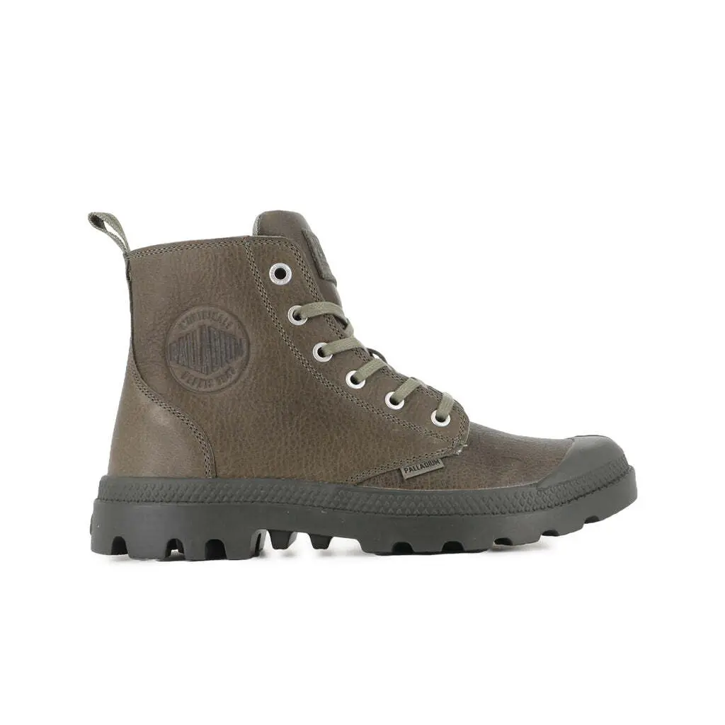 Baskets en cuir fermeture éclair Palladium Pampa Ess