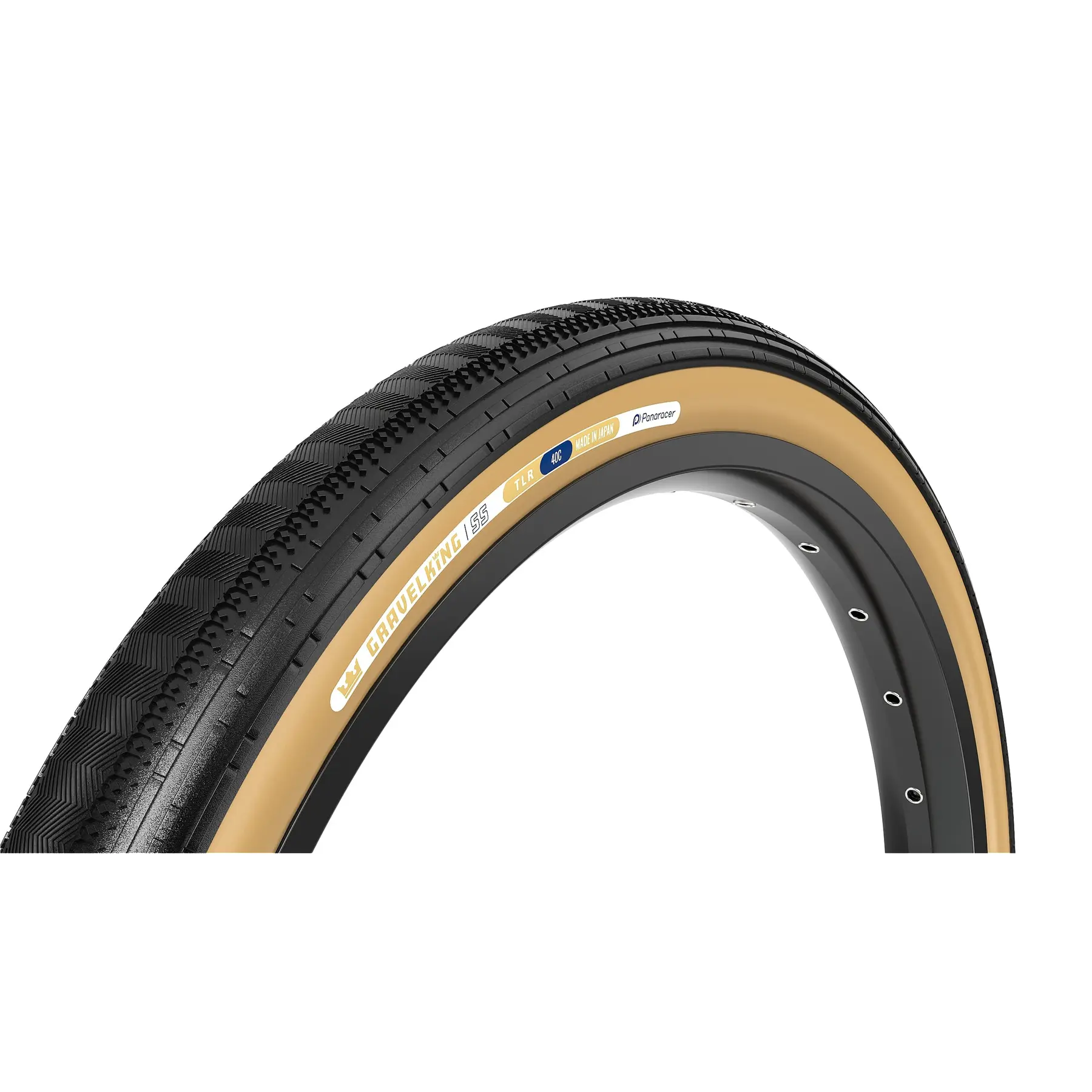Gravelking Semislick Schotterreifen 700 Mm Tubeless Ready Folding Zsg Gravel Compound Beadlock Tufftex Black Beige Sidewall