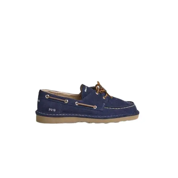 Scarpe da barca con lacci in suede Panchic