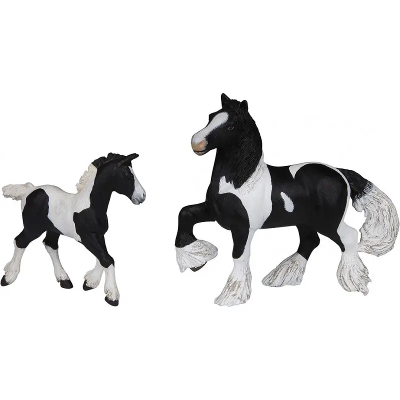 Papo Noir Figurine Poulain Cob Irlandais