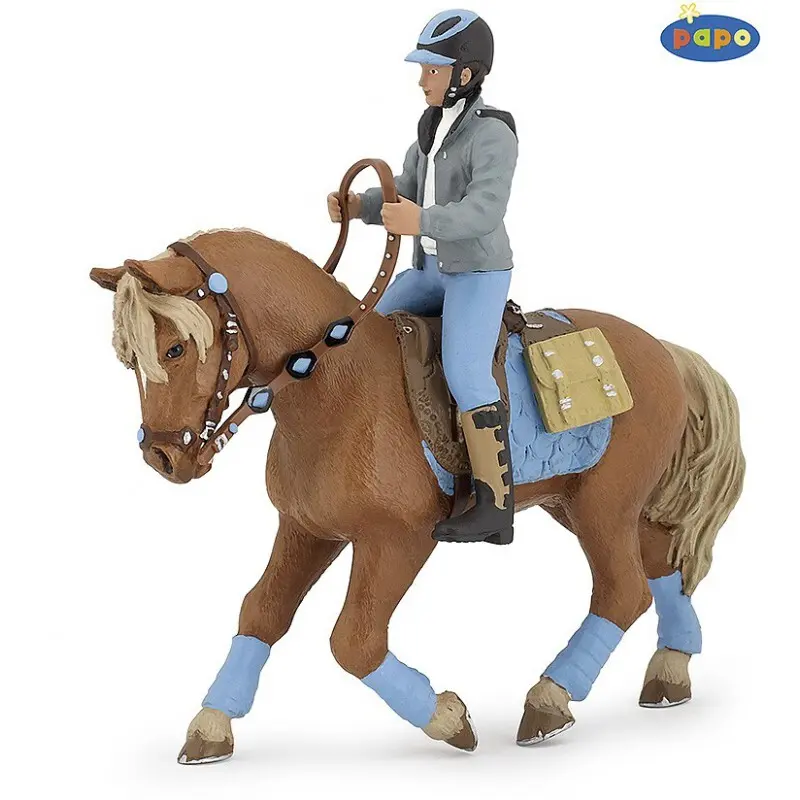 Papo Bleu Figurine Jeune Cavalier