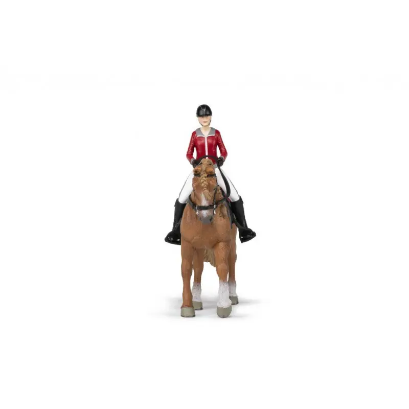 Non Communiqué Marron 51564 Cheval De Promenade Et Sa Cavaliere - Image 2
