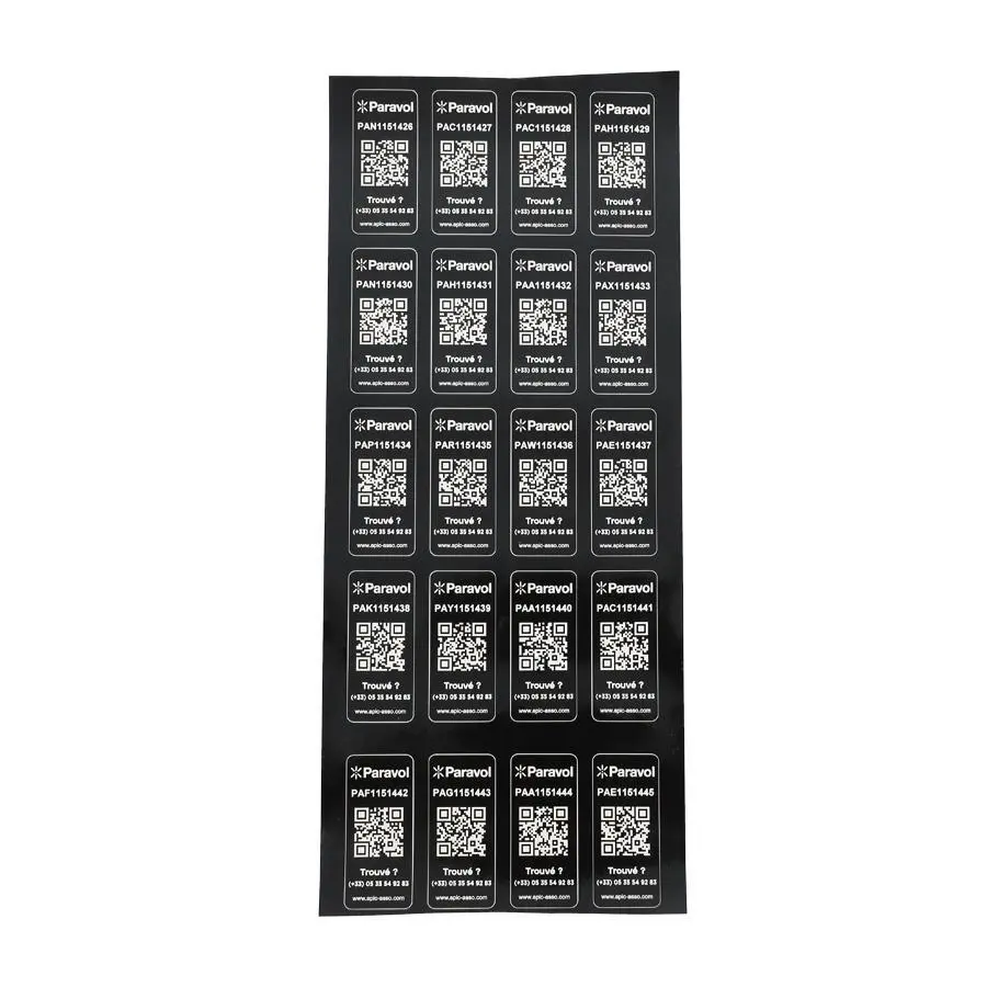 Identificatielabels Paravol (x20)